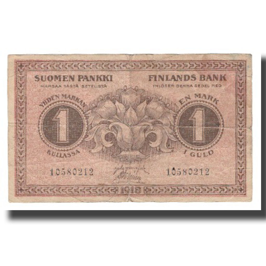 Geldschein, Finnland, 1 Markka, 1916, KM:35, SGE+