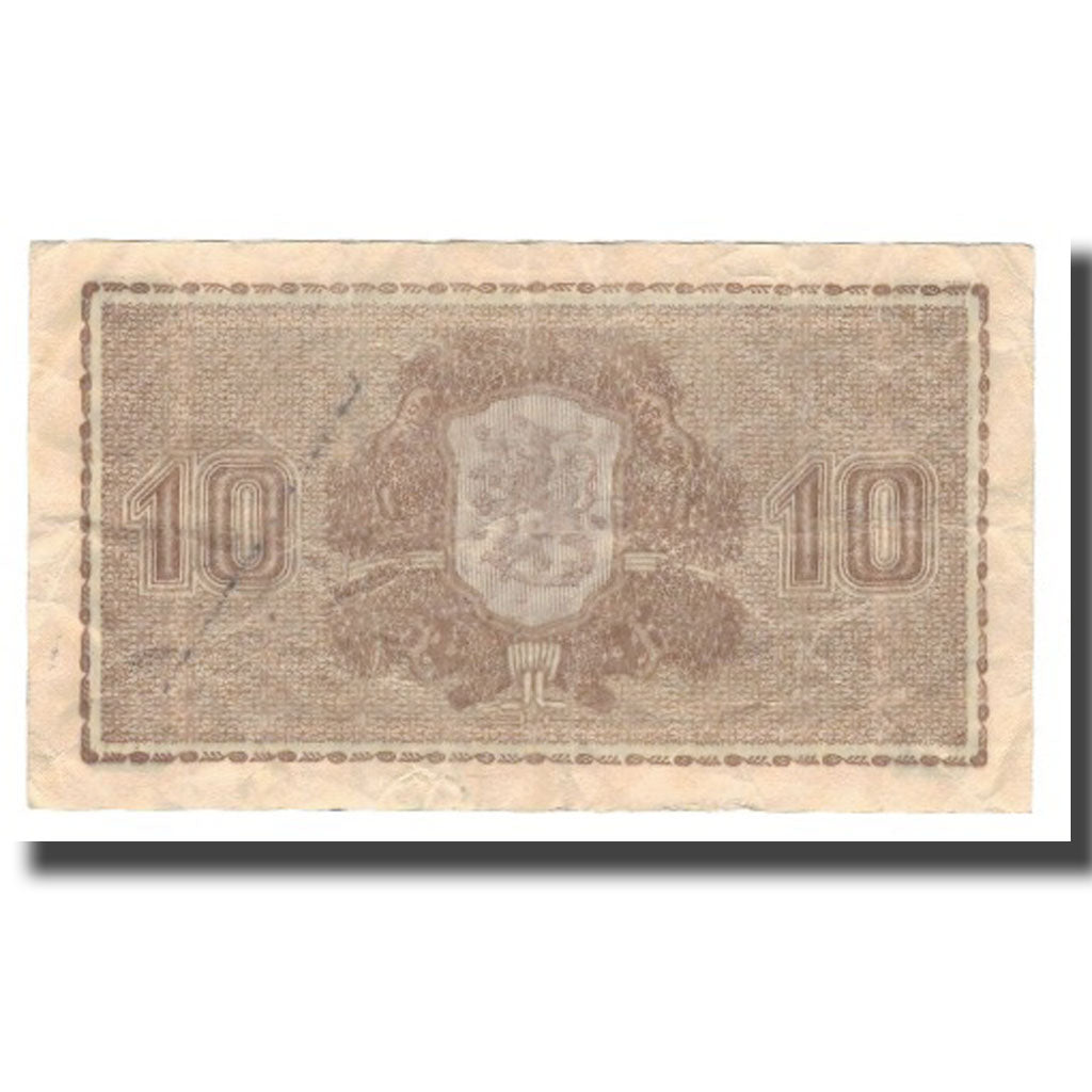Geldschein, Finnland, 10 Markkaa, 1939 (1939-45), KM:70a, S