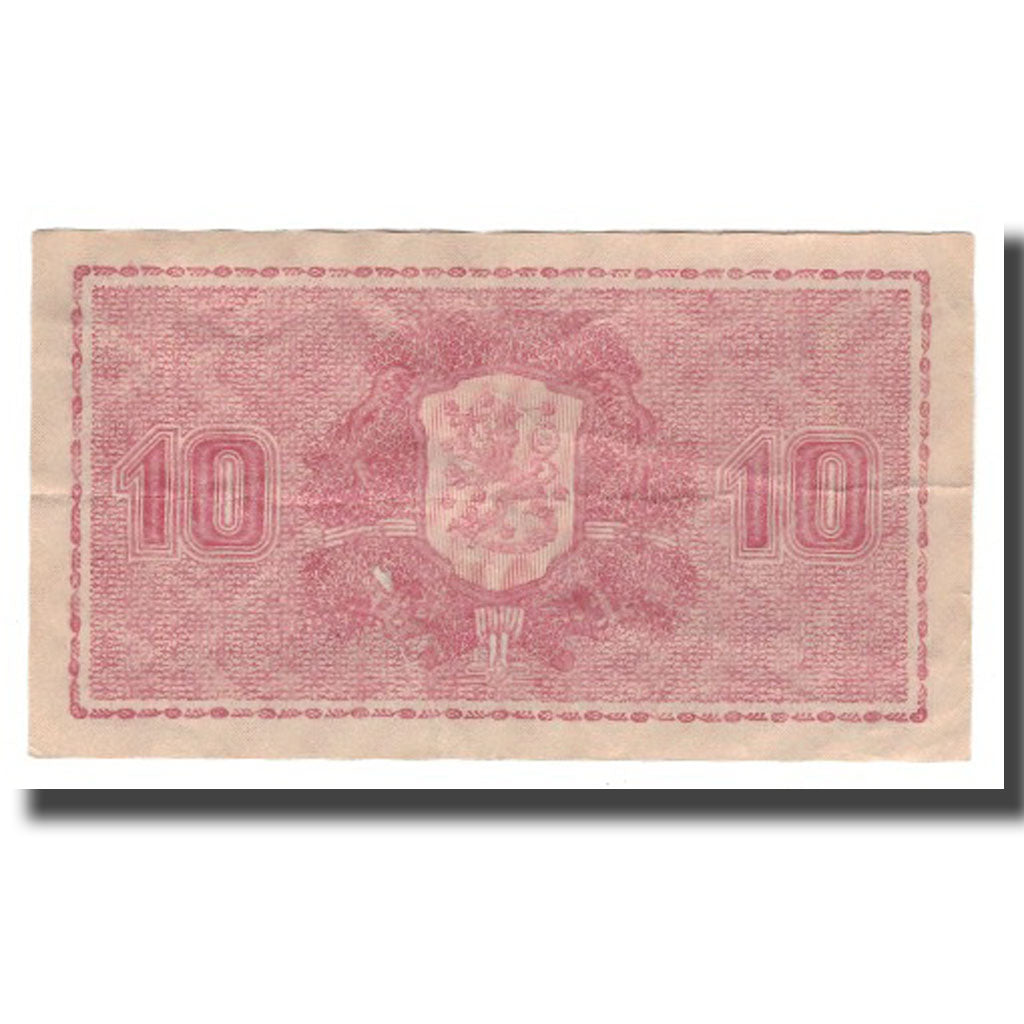Banknote, Finland, 10 Markkaa, 1945, KM:77a, VF(20-25)