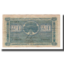 Banknote, Finland, 20 Markkaa, 1945 (1948), KM:86, F(12-15)