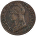 FRANCE, 5 Centimes, 1799, Metz, EF(40-45), Bronze, Gadoury #126a, 10.08