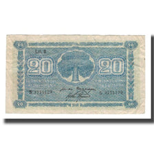 Banconote, Finlandia, 20 Markkaa, 1945 (1948), KM:86, MB