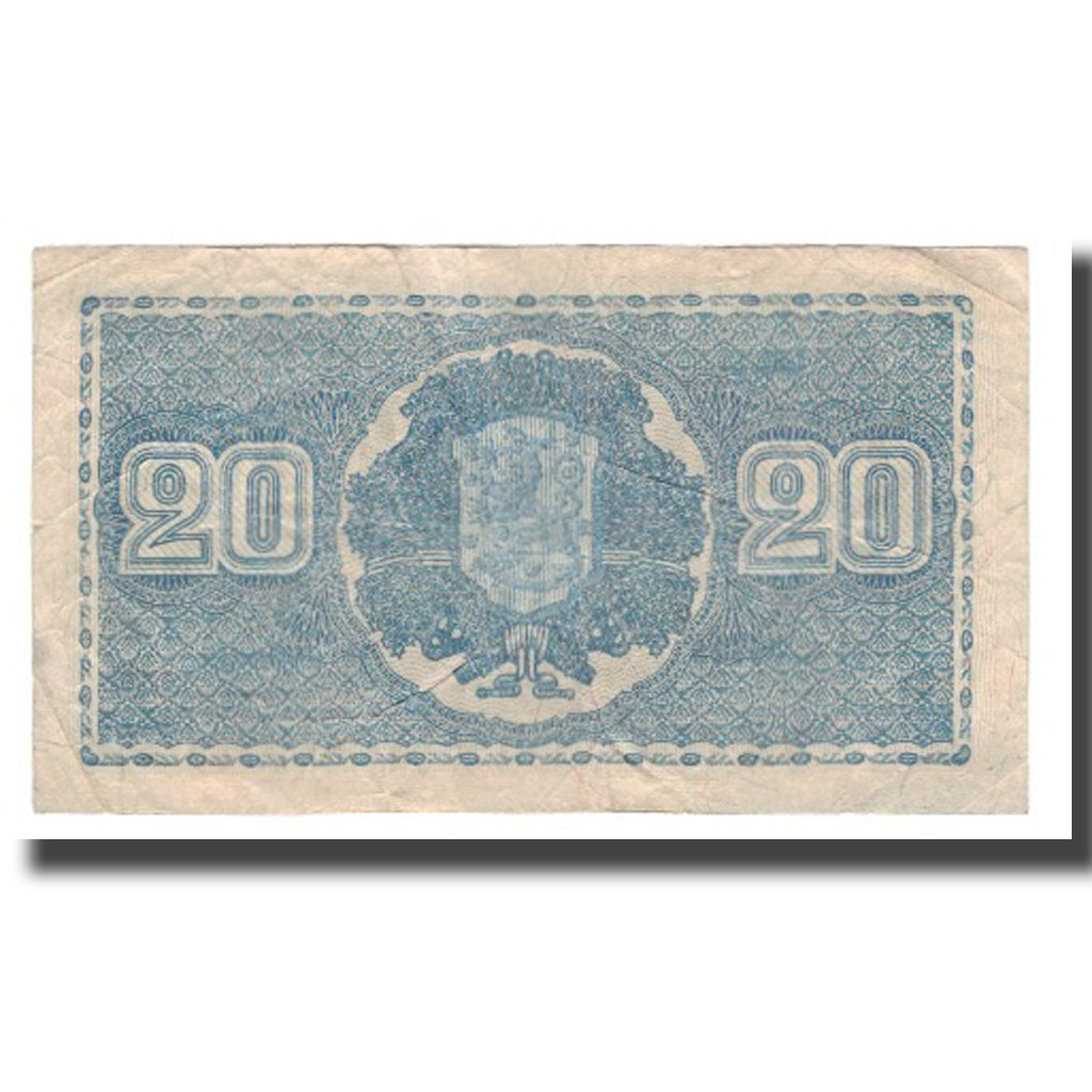 Banconote, Finlandia, 20 Markkaa, 1945 (1948), KM:86, MB