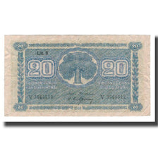 Banconote, Finlandia, 20 Markkaa, 1945 (1948), KM:86, BB