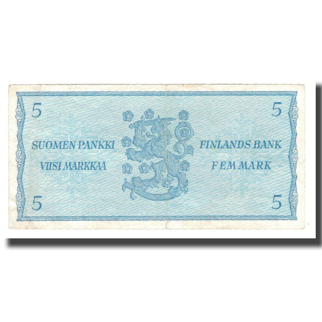 Banknote, Finland, 5 Markkaa, 1963, KM:106Aa, AU(50-53)