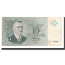 Billet, Finlande, 10 Markkaa, 1963, KM:100a, TTB