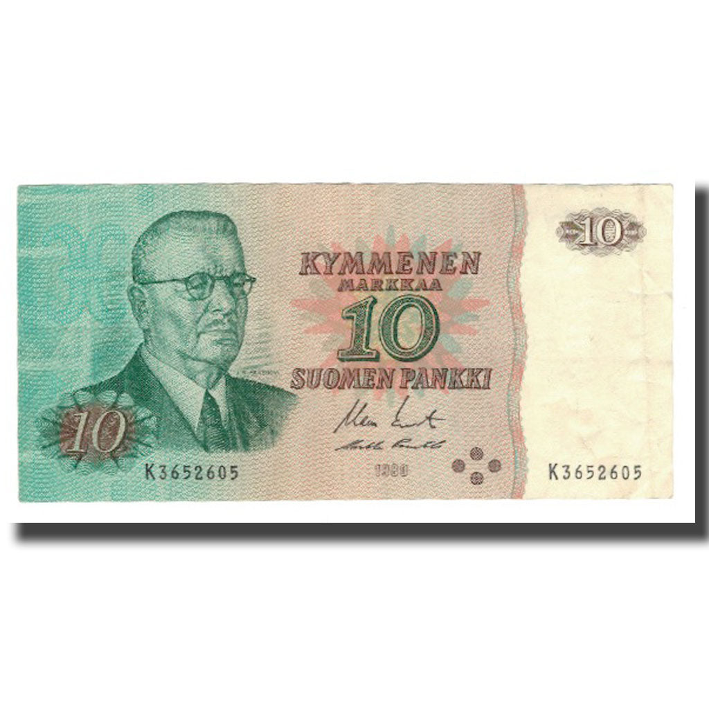 Biljet, Finland, 10 Markkaa, 1980, KM:111a, SUP