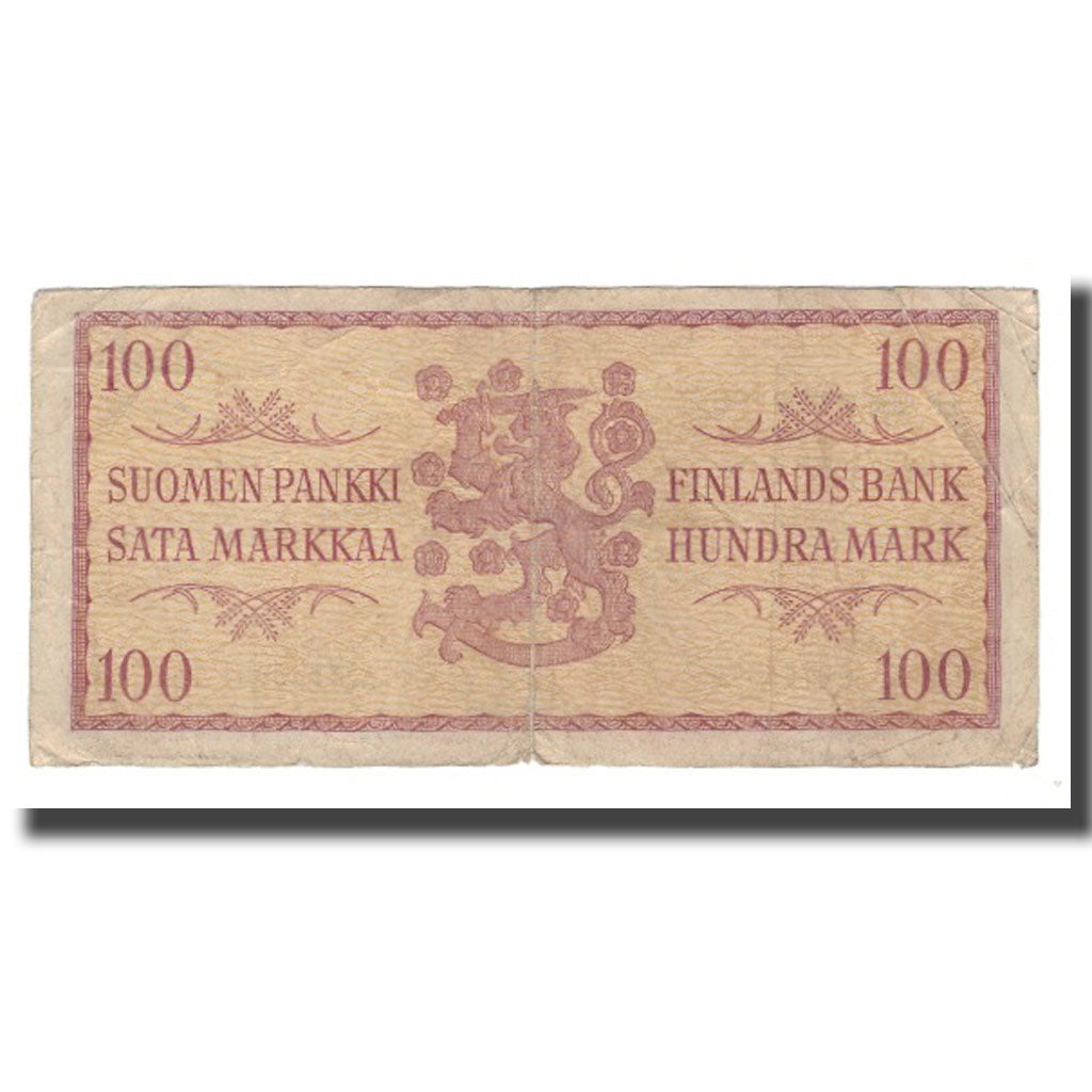 Banconote, Finlandia, 100 Markkaa, 1957, KM:97a, B+