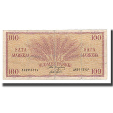 Billete, 100 Markkaa, 1957, Finlandia, KM:97a, BC