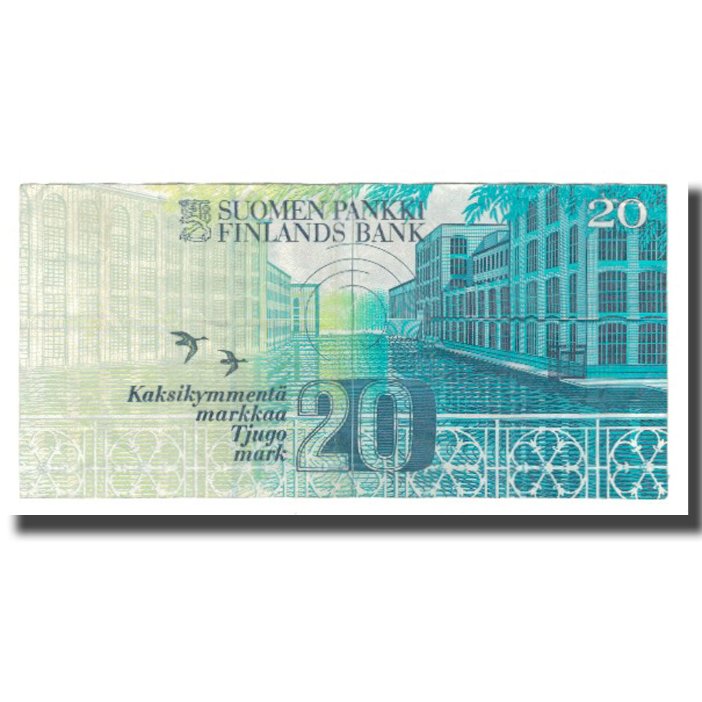 Billete, 20 Markkaa, 1993, Finlandia, KM:122, MBC