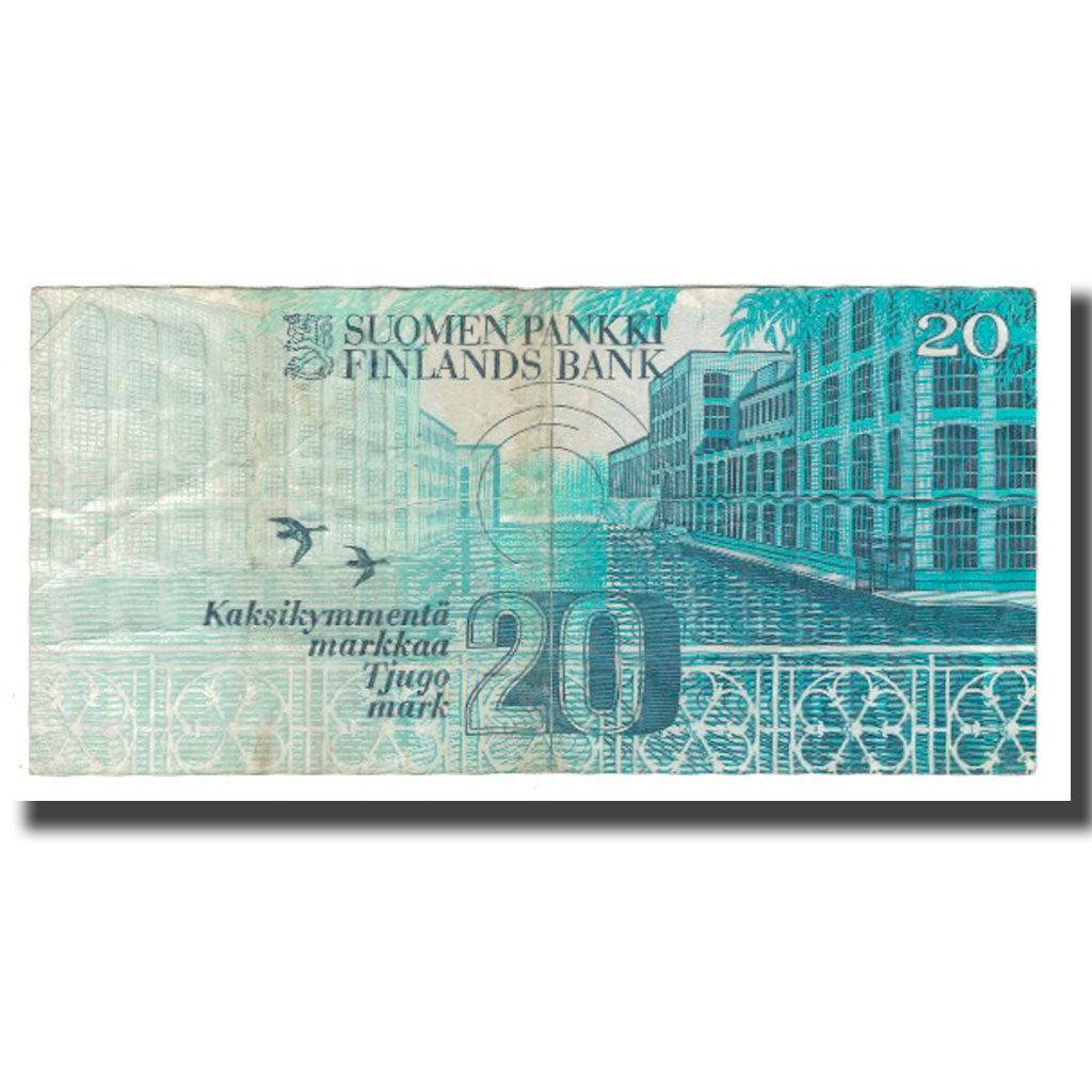 Geldschein, Finnland, 20 Markkaa, 1993 (1997), KM:123, SS