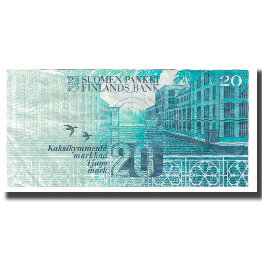 Geldschein, Finnland, 20 Markkaa, 1993 (1997), KM:123, SS+