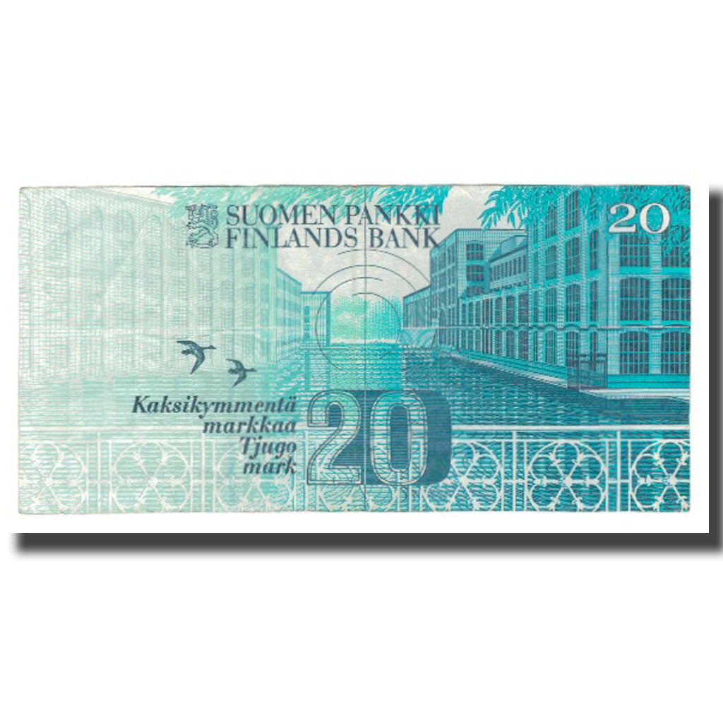Geldschein, Finnland, 20 Markkaa, 1993 (1997), KM:123, VZ