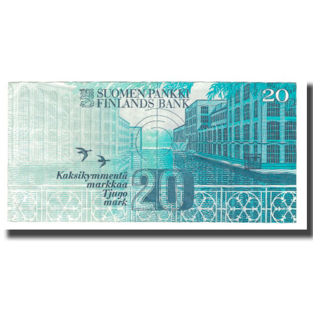 Banconote, Finlandia, 20 Markkaa, 1993 (1997), KM:123, SPL-