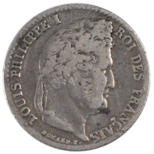 Francia, Louis-Philippe, 1/4 Franc, 1840, Lille, MB+, Argento, KM:740.13, Gad...