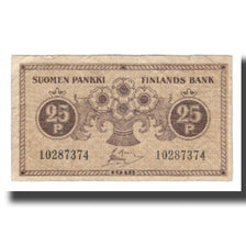 Geldschein, Finnland, 25 Penniä, 1918, KM:33, S