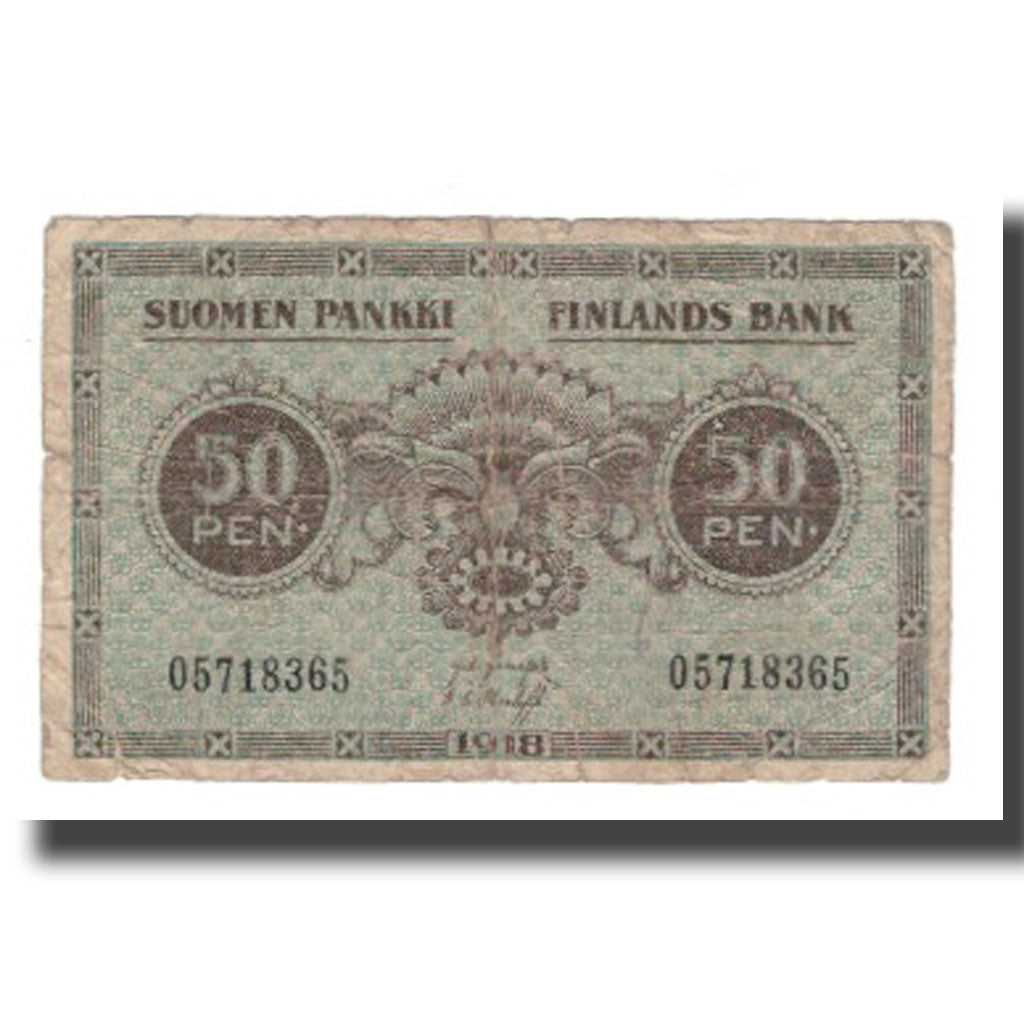 Banknote, Finland, 50 Penniä, 1918, KM:34, F(12-15)