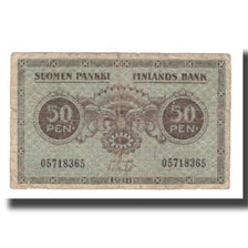 Banknote, Finland, 50 Penniä, 1918, KM:34, F(12-15)