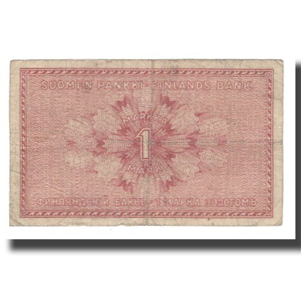 Billete, 1 Markka, 1916, Finlandia, KM:19G, BC