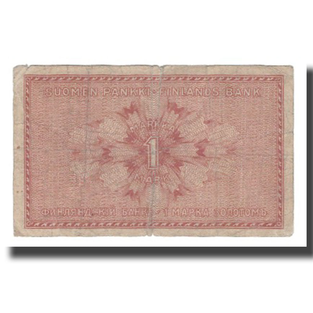 Billet, Finlande, 1 Markka, 1916, KM:19, B+