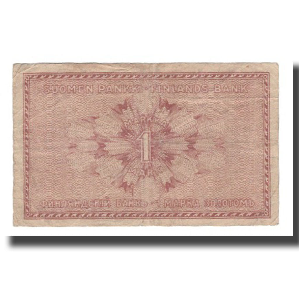 Billete, 1 Markka, 1916, Finlandia, KM:19, BC