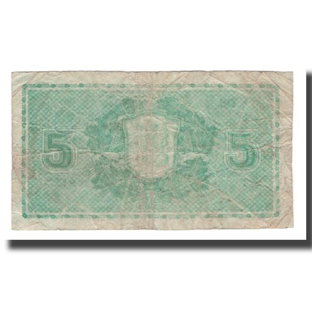 Billete, 5 Markkaa, 1939 (1942-45), Finlandia, KM:69a, RC