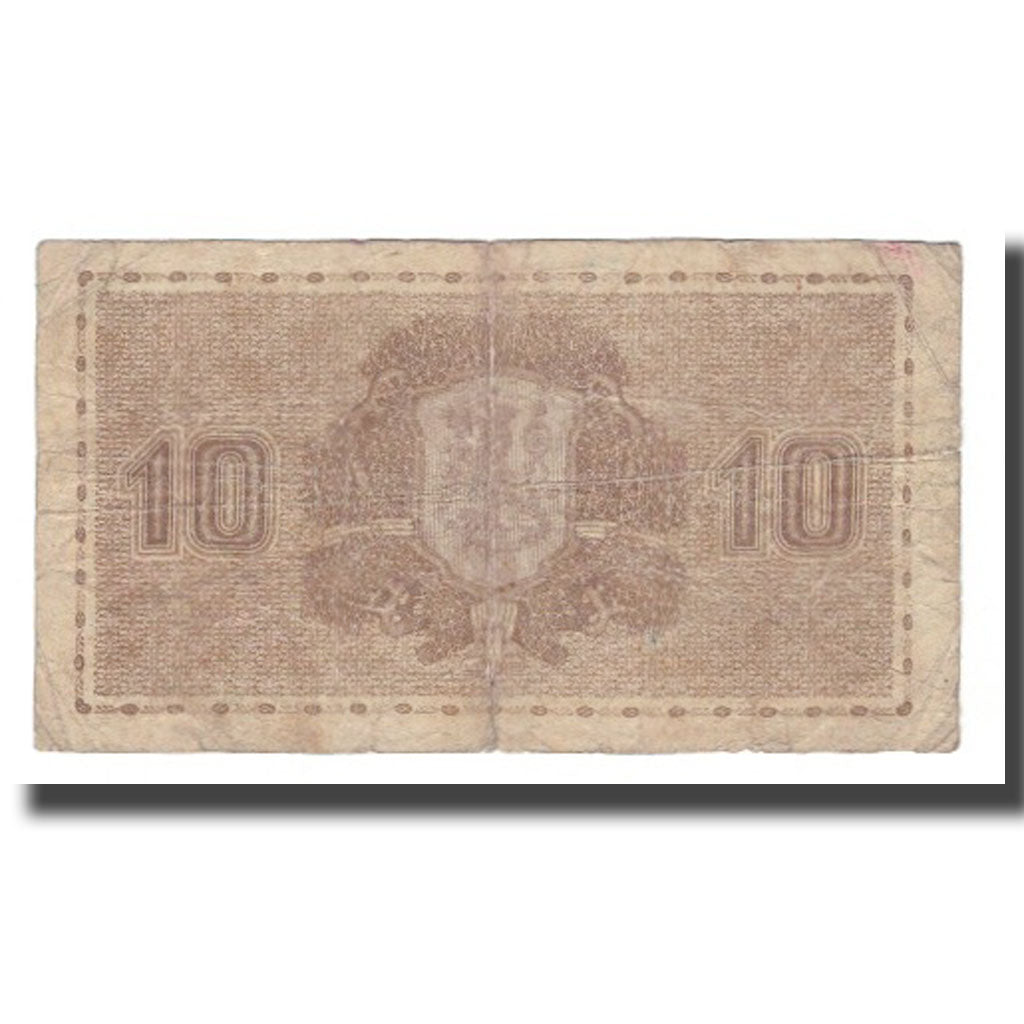 Billet, Finlande, 10 Markkaa, 1939 (1939-45), KM:70a, B