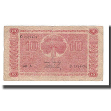 Banknote, Finland, 10 Markkaa, 1945, KM:77a, VG(8-10)