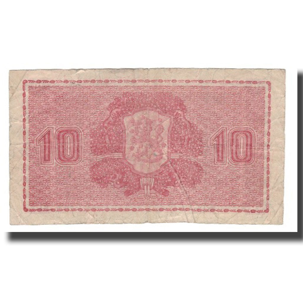 Geldschein, Finnland, 10 Markkaa, 1945, KM:85, SGE