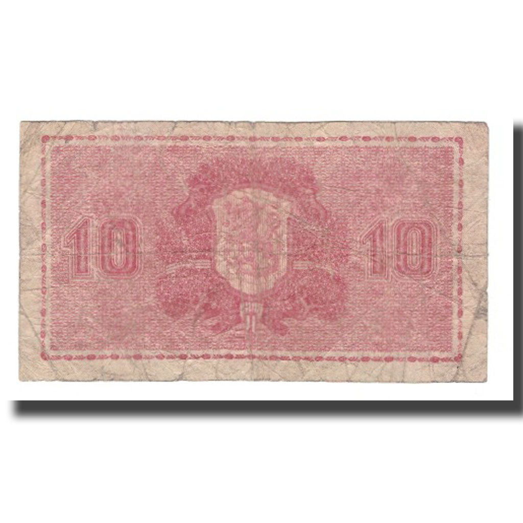 Banknote, Finland, 10 Markkaa, 1945, KM:77a, VG(8-10)