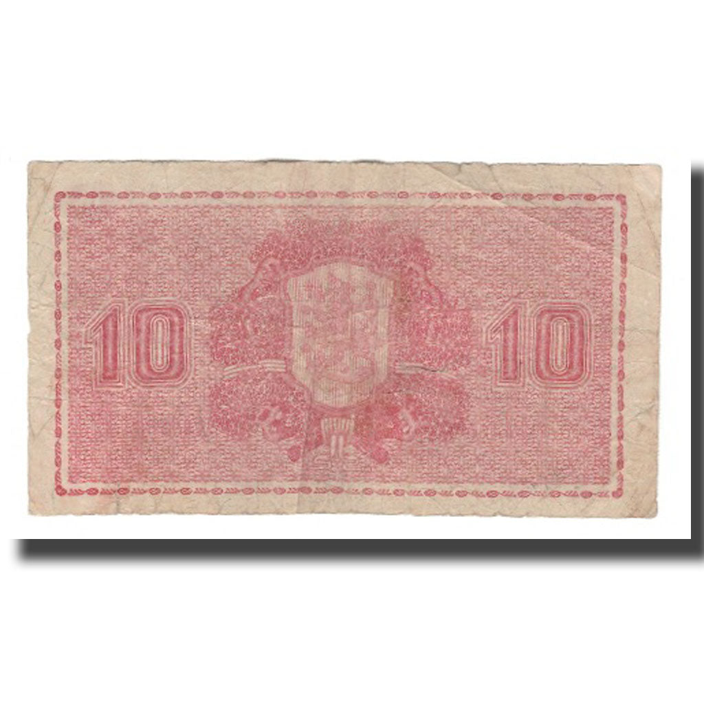Billete, 10 Markkaa, 1945, Finlandia, KM:85, RC+