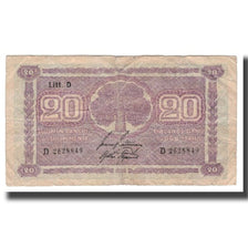 Banconote, Finlandia, 20 Markkaa, 1939 (1939-45), KM:71a, B