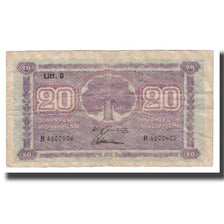 Banknote, Finland, 20 Markkaa, 1939 (1939-45), KM:71a, VF(20-25)