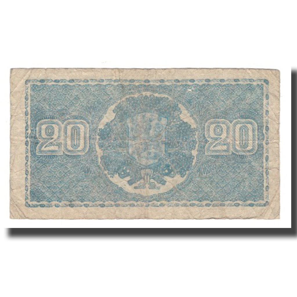 Banknote, Finland, 20 Markkaa, 1945 (1948), KM:86, F(12-15)