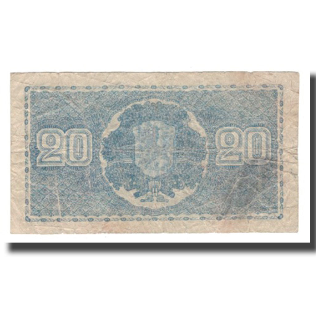 Banknote, Finland, 20 Markkaa, 1945 (1948), KM:86, F(12-15)