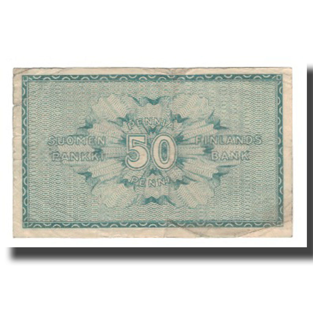 Banconote, Finlandia, 50 Penniä, 1918, KM:34, MB+