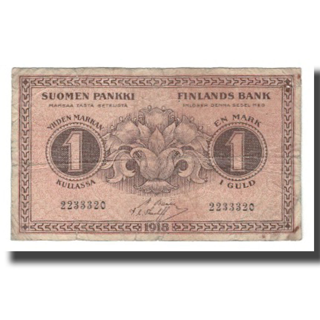 Geldschein, Finnland, 1 Markka, 1916, KM:35, SGE+