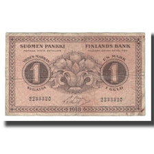 Geldschein, Finnland, 1 Markka, 1916, KM:35, SGE+