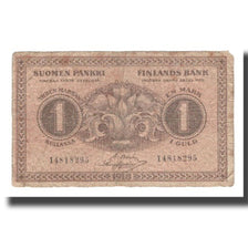 Banknot, Finlandia, 1 Markka, 1916, KM:35, F(12-15)