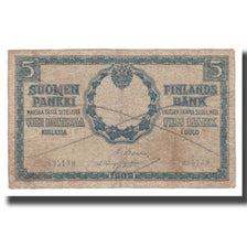 Billete, 5 Markkaa, 1909, Finlandia, KM:9b, RC