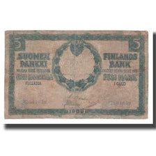 Billete, 5 Markkaa, 1909, Finlandia, KM:9b, RC