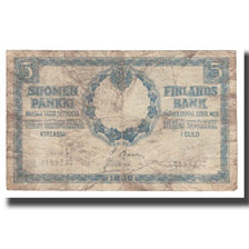Billete, 5 Markkaa, 1909, Finlandia, KM:9b, RC