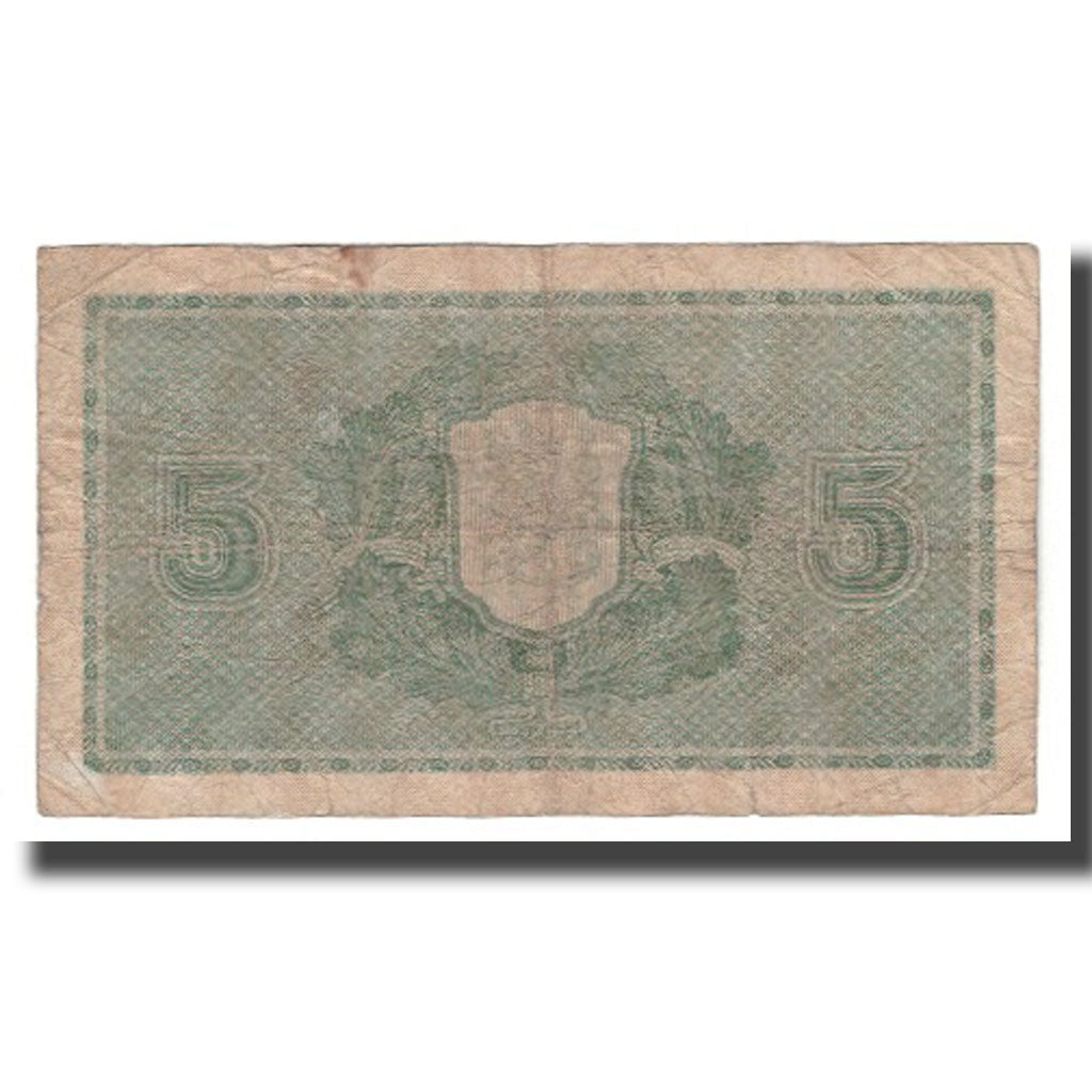 Banknot, Finlandia, 5 Markkaa, 1939 (1942-45), KM:61a, VG(8-10)