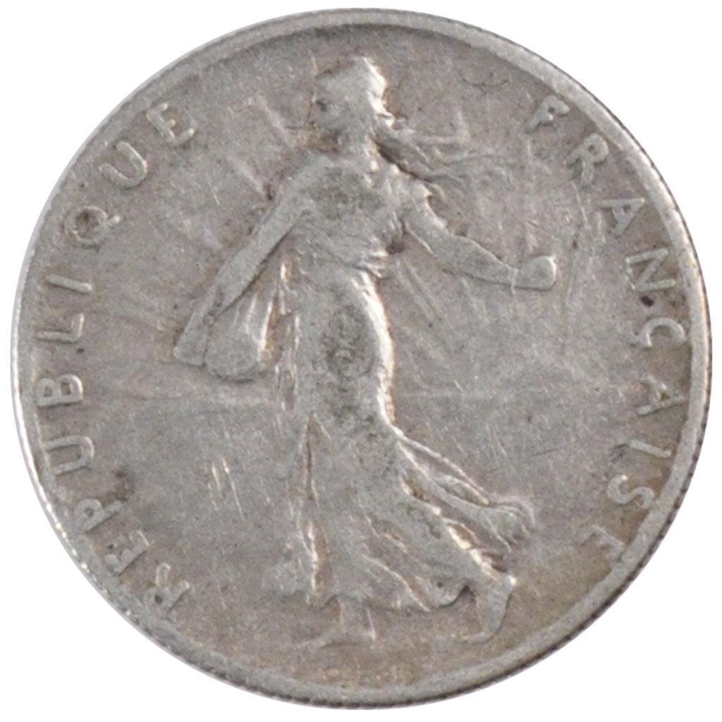 FRANCE, Semeuse, 50 Centimes, 1906, Paris, KM #854, VF(30-35), Silver, 18.1,...