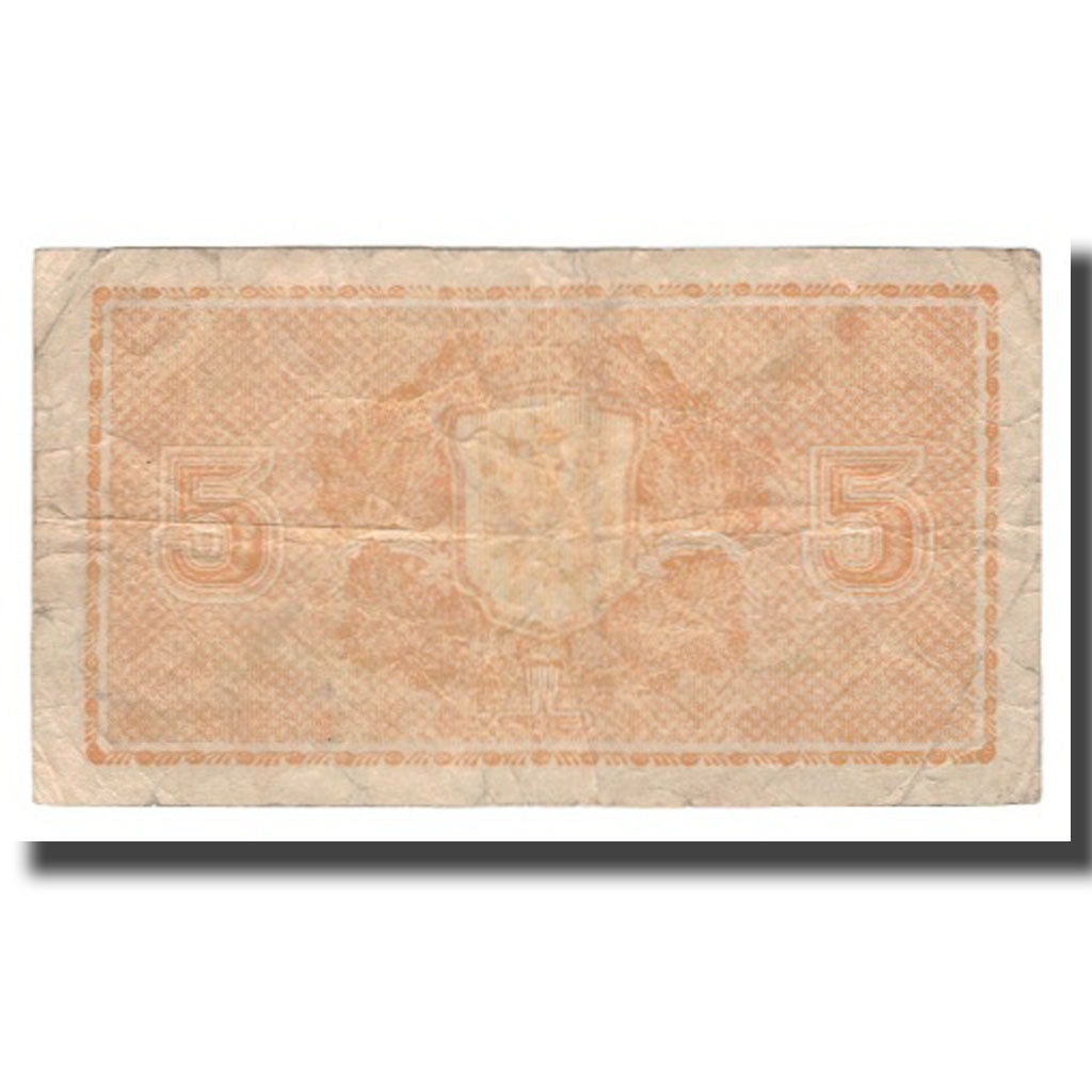 Banconote, Finlandia, 5 Markkaa, 1945 (1946), KM:76a, B+