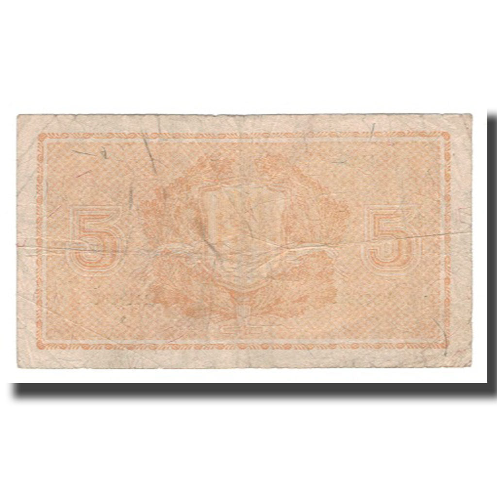 Billete, 5 Markkaa, 1945 (1946), Finlandia, KM:84, RC+