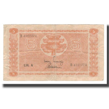 Biljet, Finland, 5 Markkaa, 1945 (1946), KM:76a, TB+