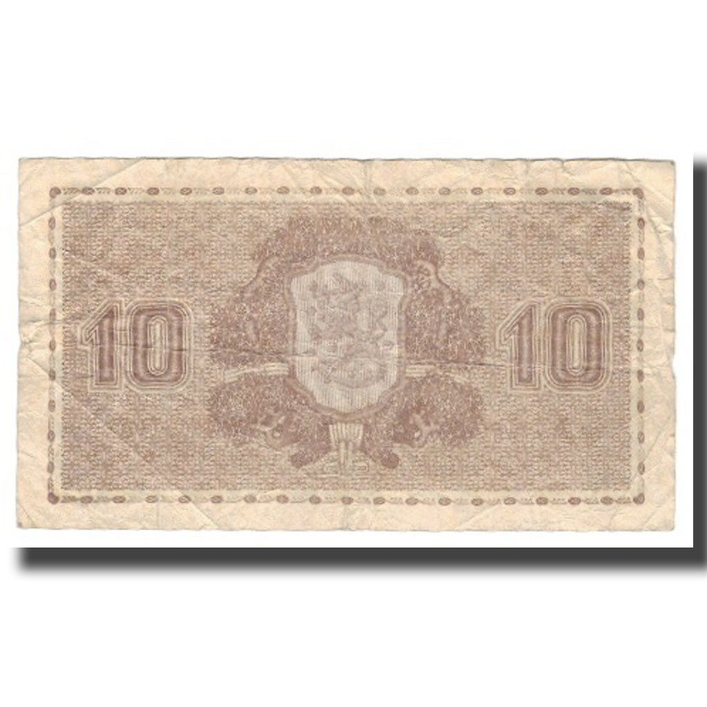 Geldschein, Finnland, 10 Markkaa, 1939 (1939-45), KM:70a, S+