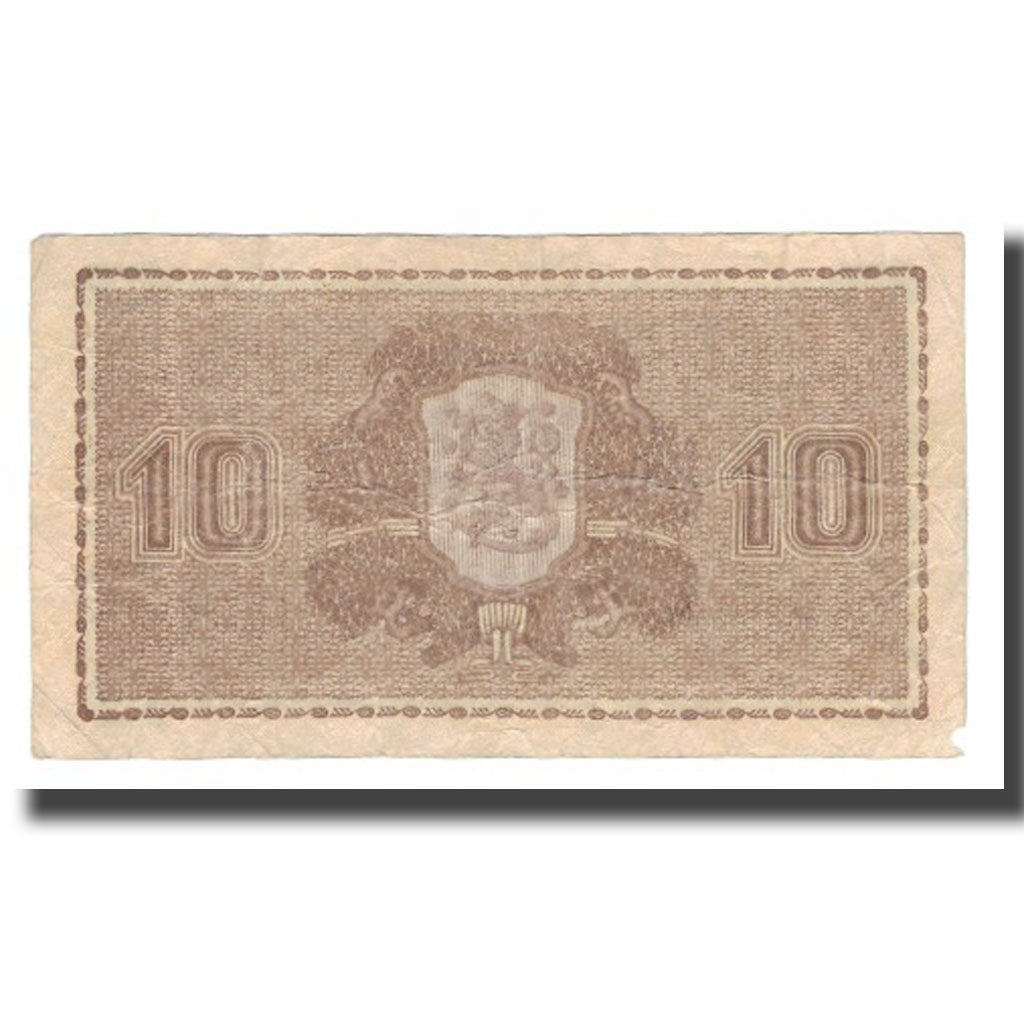 Banconote, Finlandia, 10 Markkaa, 1939 (1939-45), KM:70a, BB