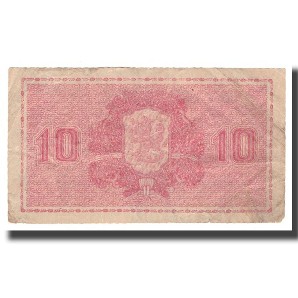 Billet, Finlande, 10 Markkaa, 1945, KM:85, B